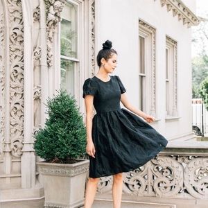 Rachel Parcell Black Floret Organza Dress XS NWT